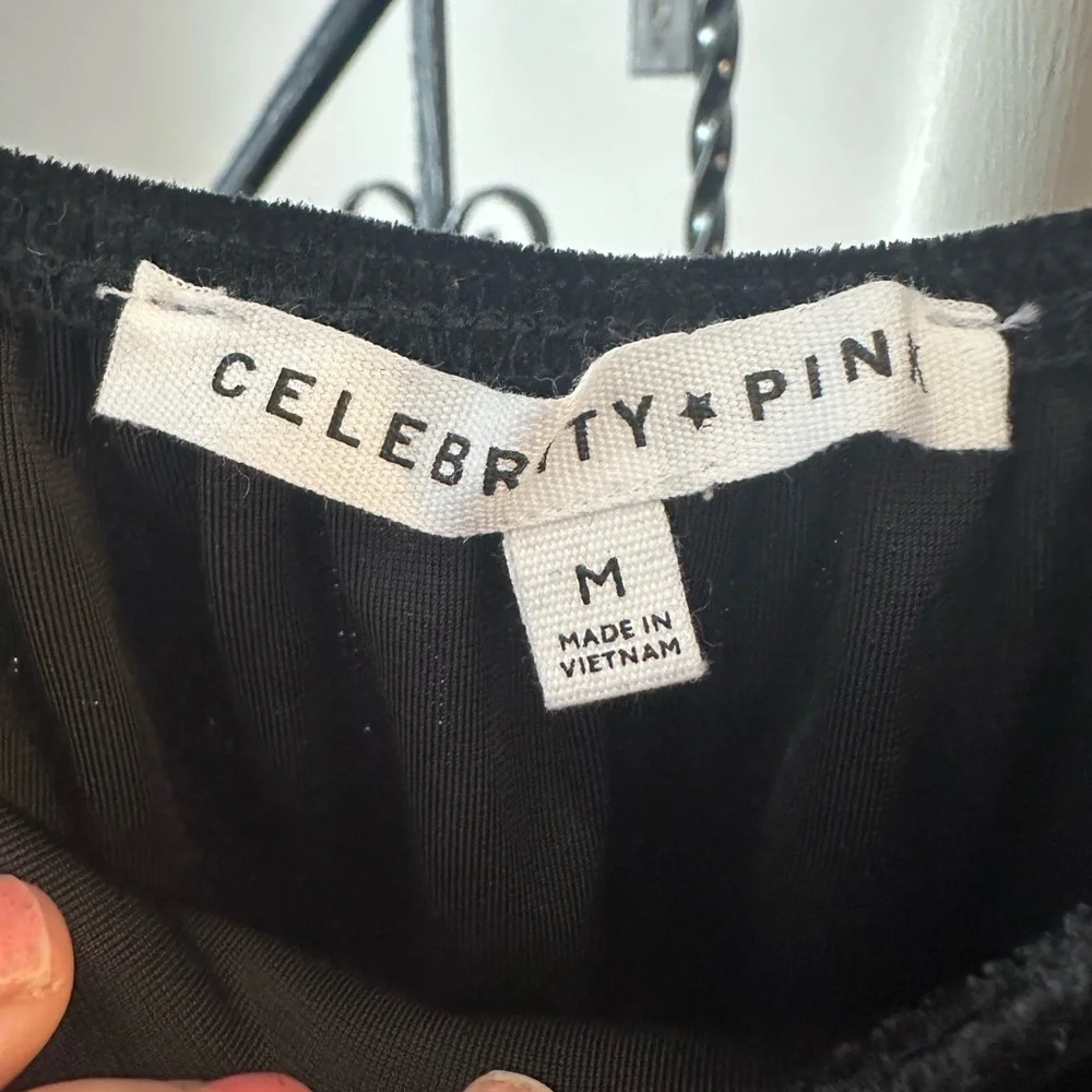 NWT Celebrity Pink Black Dress